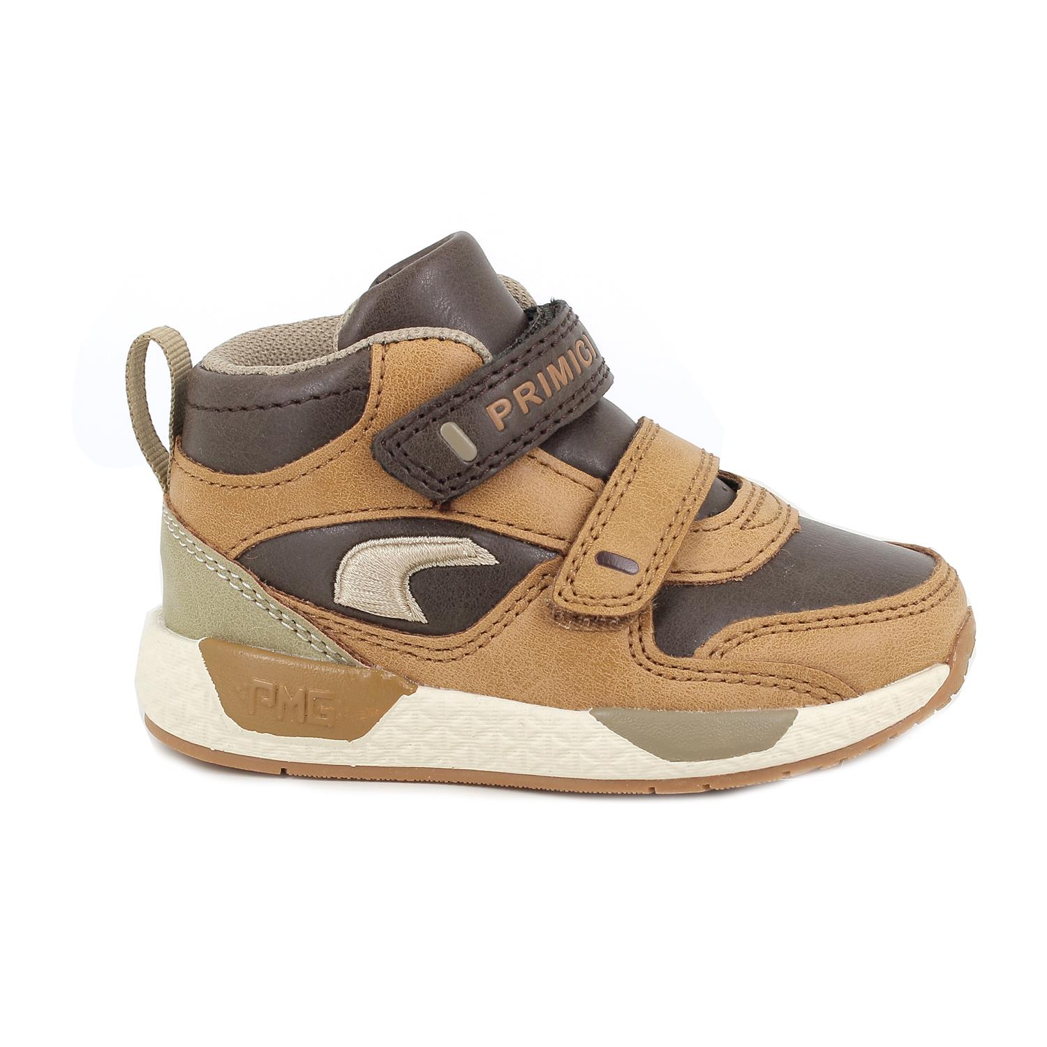 Sneakers&#x20;da&#x20;bambino&#x20;marrone&#x20;con&#x20;strap