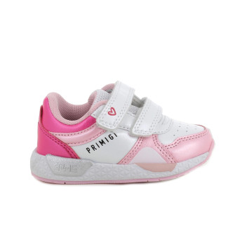 Sneakers for girls white and pink with velcro Sneakers for girls white and pink with velcro