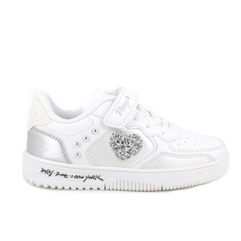 Sneaker pour fille blanc avec velcro Sneaker pour fille blanc avec velcro