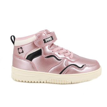 Sneaker pour fille rose avec velcro Sneaker pour fille rose avec velcro