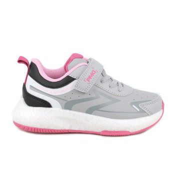Sneakers for girls grey with velcro Sneakers for girls grey with velcro