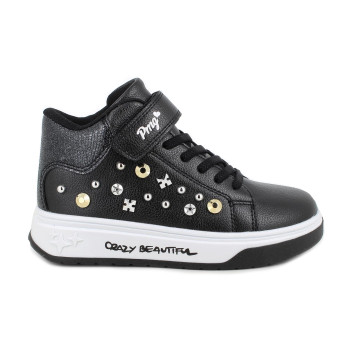 Sneakers for girls black with velcro Sneakers for girls black with velcro