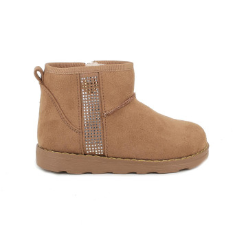Half boots for girls brown with zip Half boots for girls brown with zip