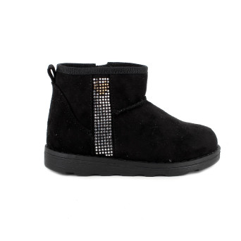 Half boots for girls black with zip Half boots for girls black with zip