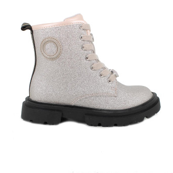 Boots for girls platinum with zip Boots for girls platinum with zip