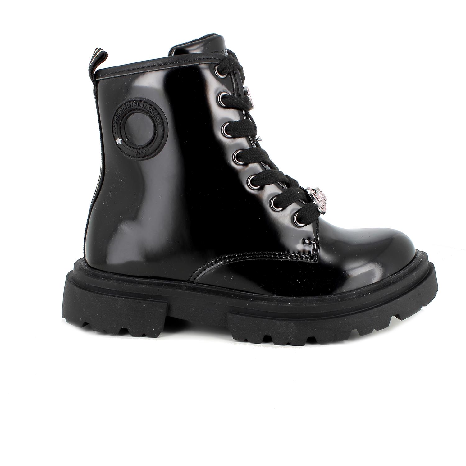 Anfibi&#x20;da&#x20;bambina&#x20;nero&#x20;con&#x20;zip