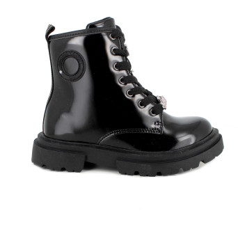 Boots for girls black with zip Boots for girls black with zip