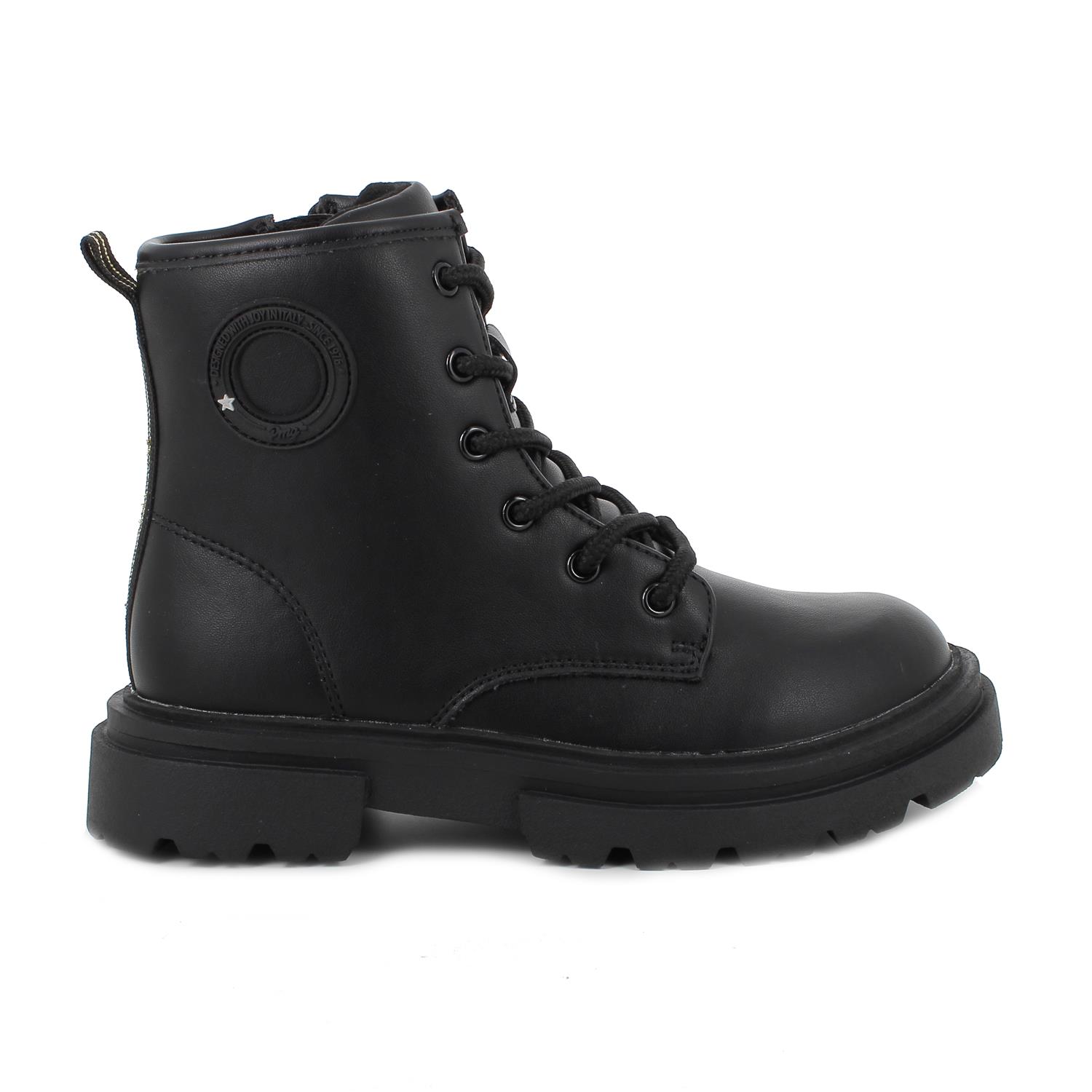 Anfibi&#x20;da&#x20;bambina&#x20;nero&#x20;con&#x20;zip