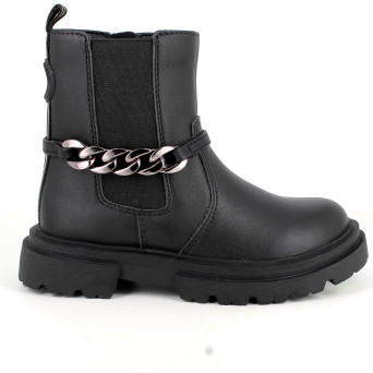 MÄDCHEN STIEFELETTE SCHWARZ MIT ZIP MÄDCHEN STIEFELETTE SCHWARZ MIT ZIP