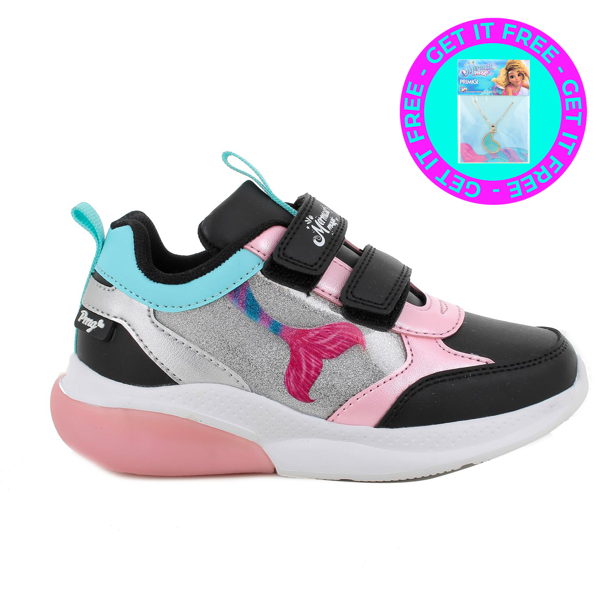 SNEAKER&#x20;SCHWARZ&#x20;UND&#x20;HIMMELBLAU&#x20;Mermaid&#x20;Magic&#x2122;