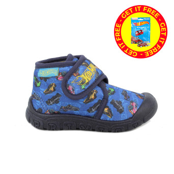 Pantofole primi passi blu e celeste Hot Wheels™ Pantofole primi passi blu e celeste Hot Wheels™