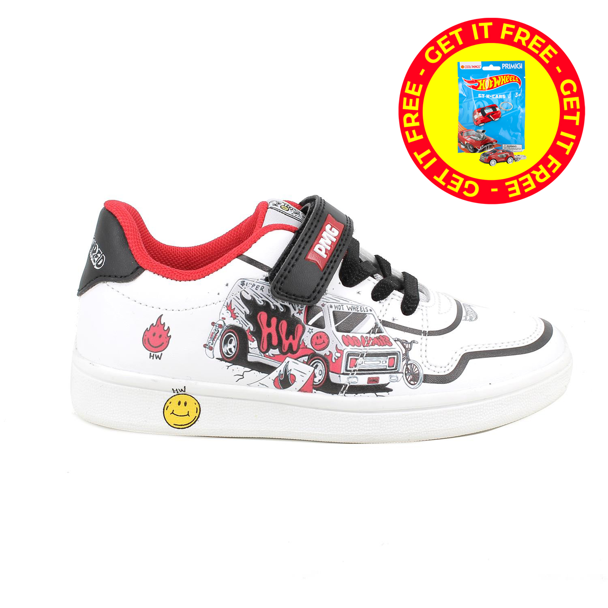 Sneakers white with velcro Hot Wheels™
