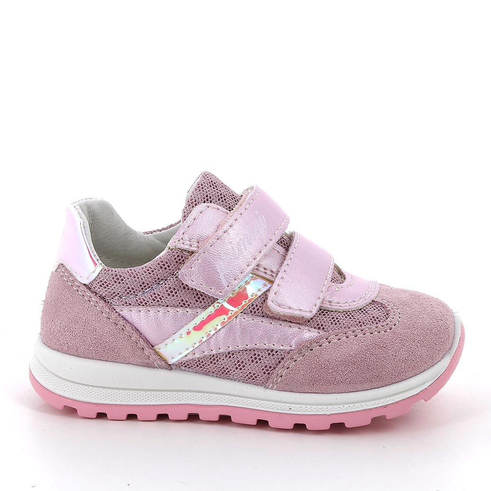 SNEAKER POUR FILLE  ROSE AVEC VELCRO