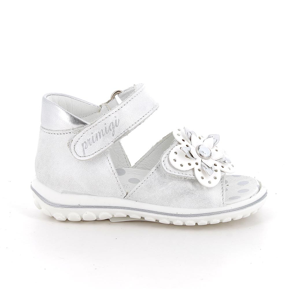SANDALES POUR FILLE  ARGENT AVEC VELCRO