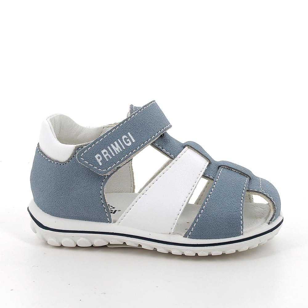SANDALS FOR BOYS  LIGHT BLUE  AND WHITE WITH VELCRO