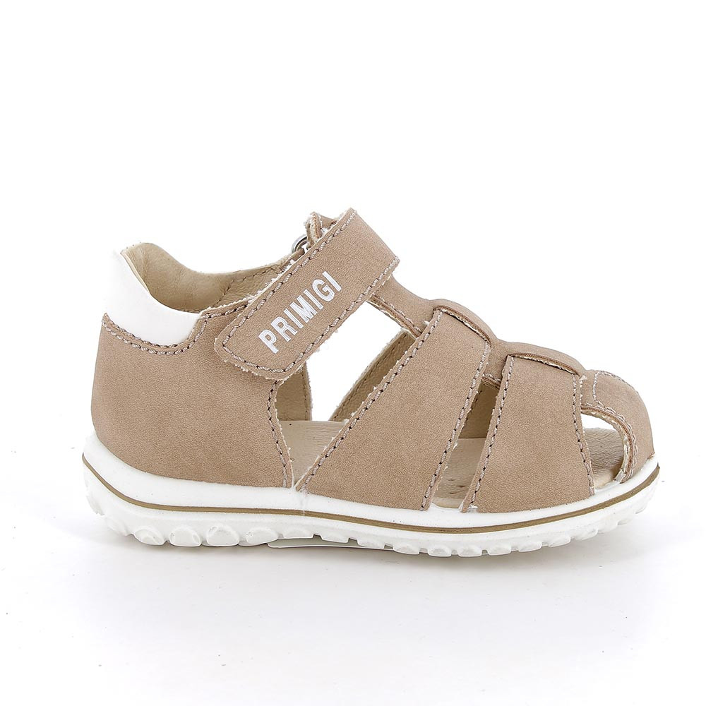 SANDALS FOR BOYS BEIGE WITH VELCRO