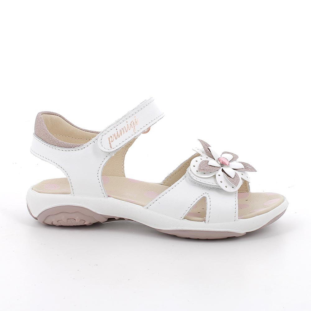 SANDALES POUR FILLE  BLANC   AVEC VELCRO