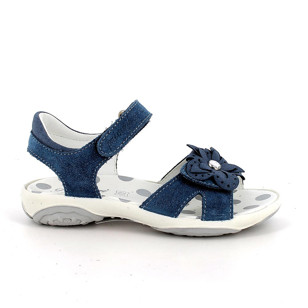 Sandale pour fille bleu avec velcro