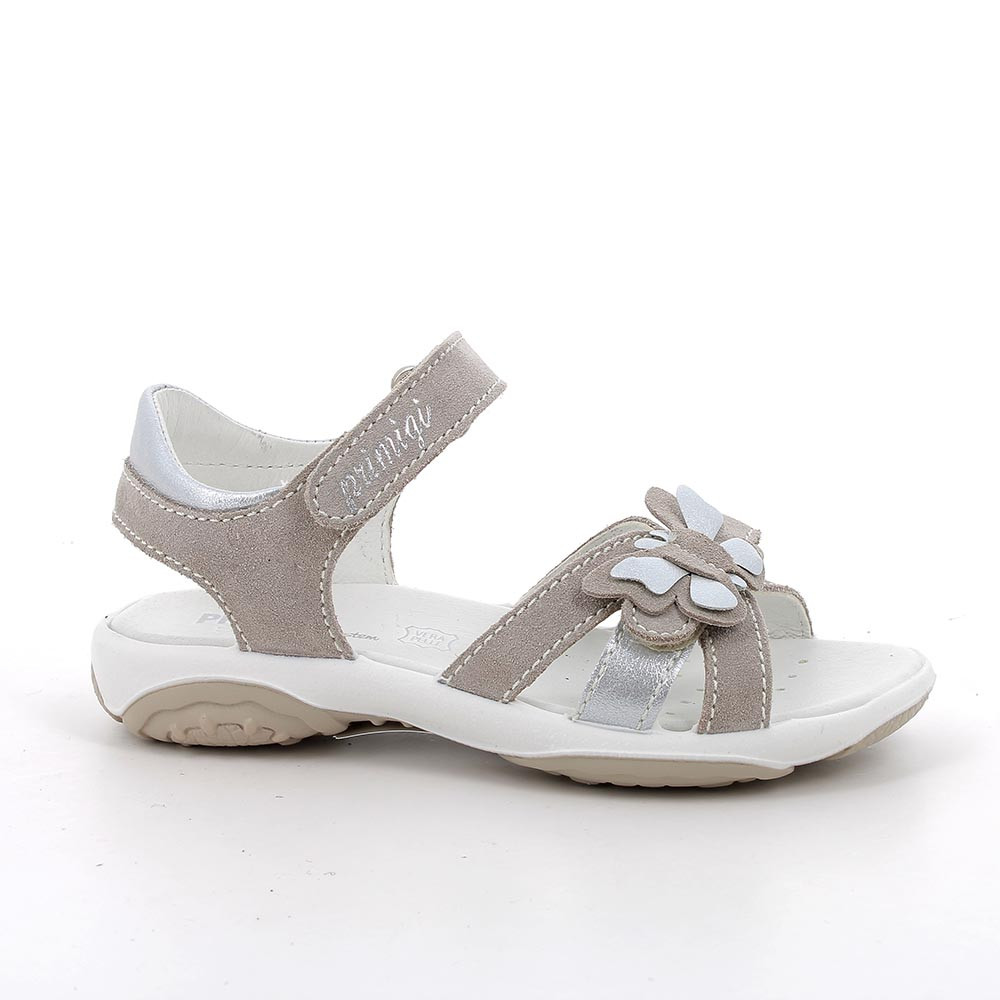 Sandale pour fille beige avec velcro