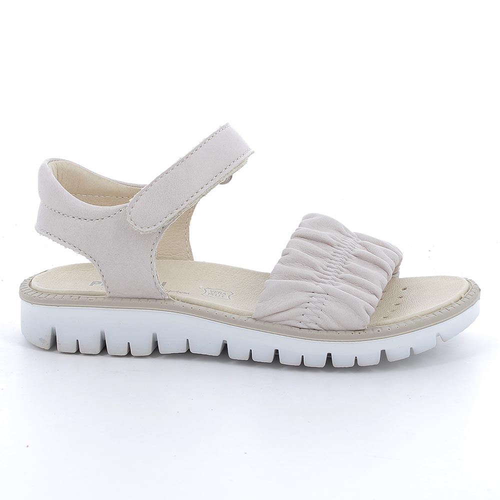 Sandale pour fille beige avec velcro