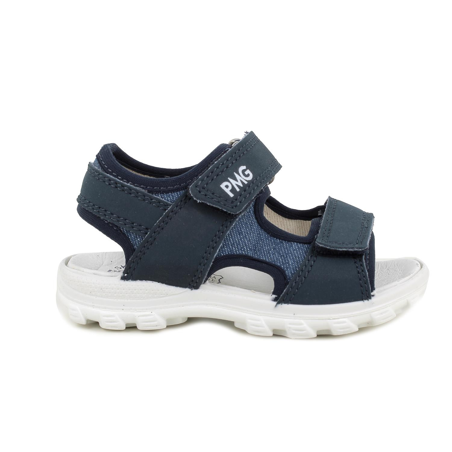 Sandals for boys blue with velcro