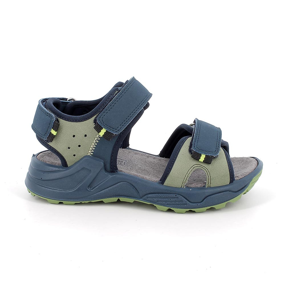 SANDALES POUR GARÇON BLEU ET VERT  AVEC VELCRO