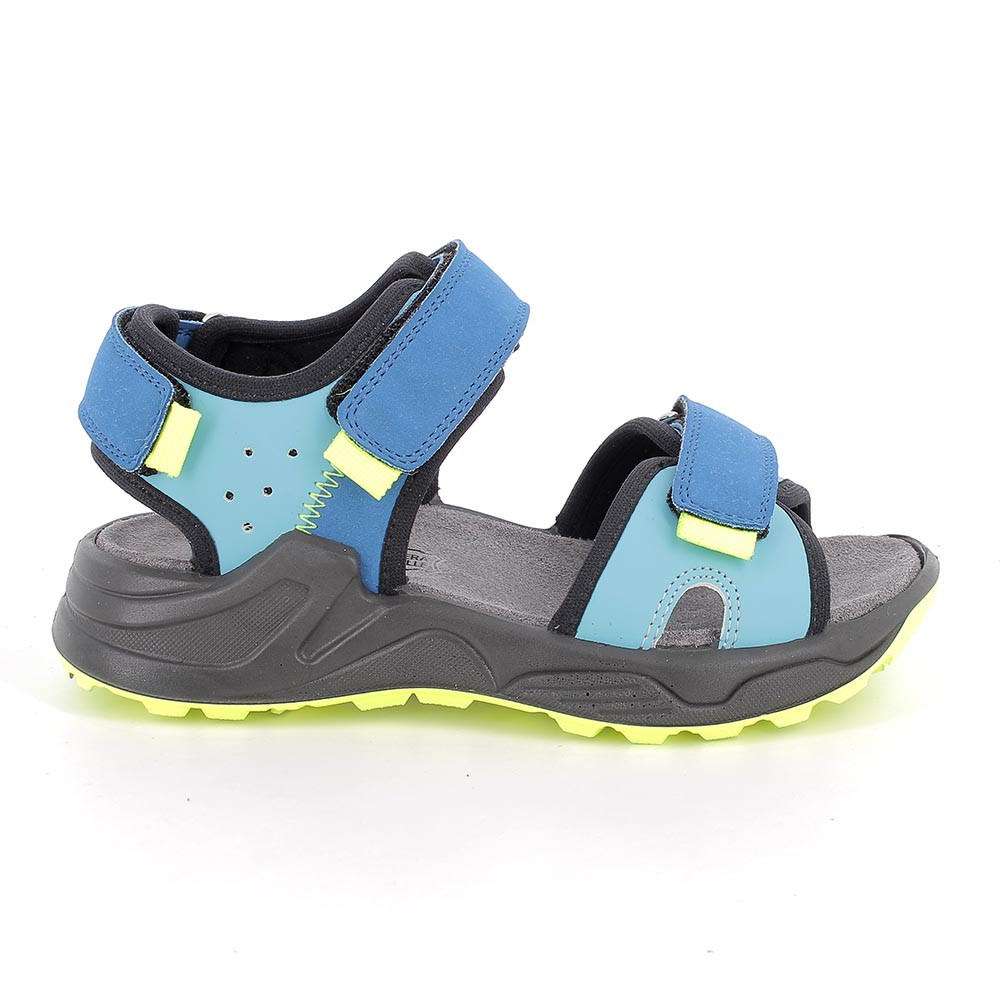 SANDALES POUR GARÇON BLEU CLAIR ET BLEU  AVEC VELCRO