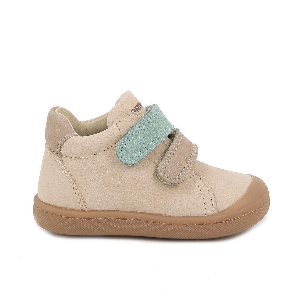 SHOES FOR BOYS   BEIGE AND GREEN WITH VELCRO