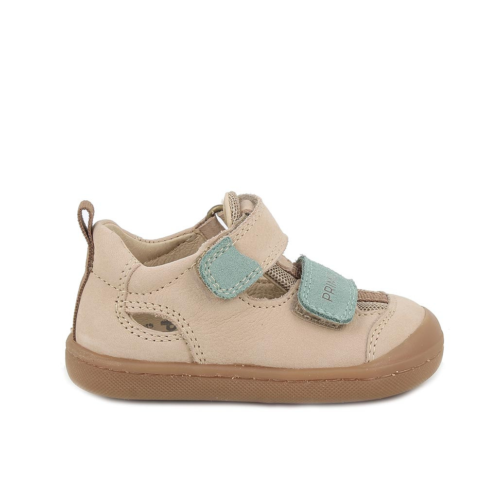 SANDALS FOR BOYS BEIGE WITH VELCRO