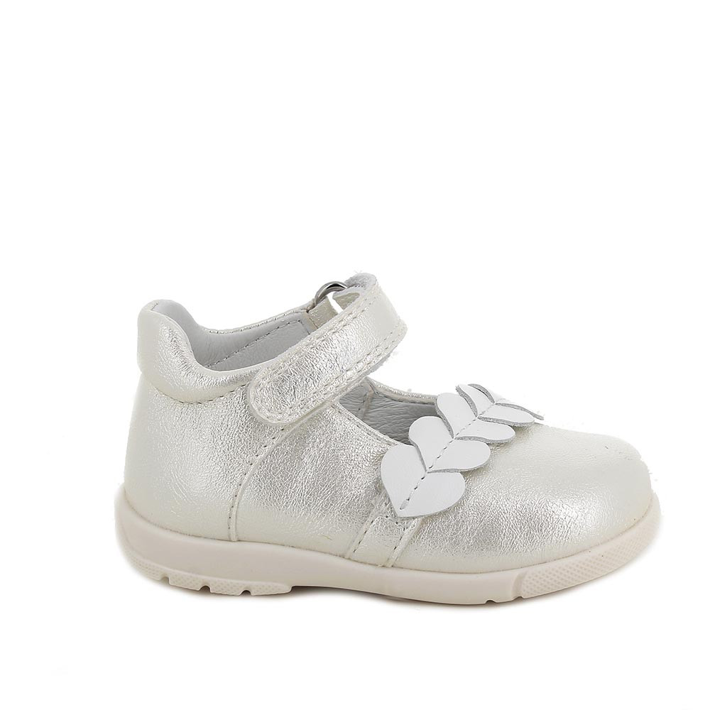 BALLERINE POUR FILLE   BLANC   AVEC VELCRO