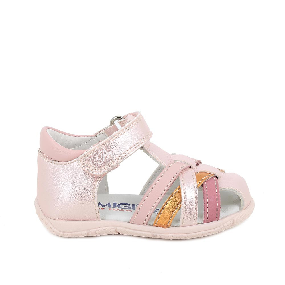 SANDALES POUR FILLE  ROSE   AVEC VELCRO