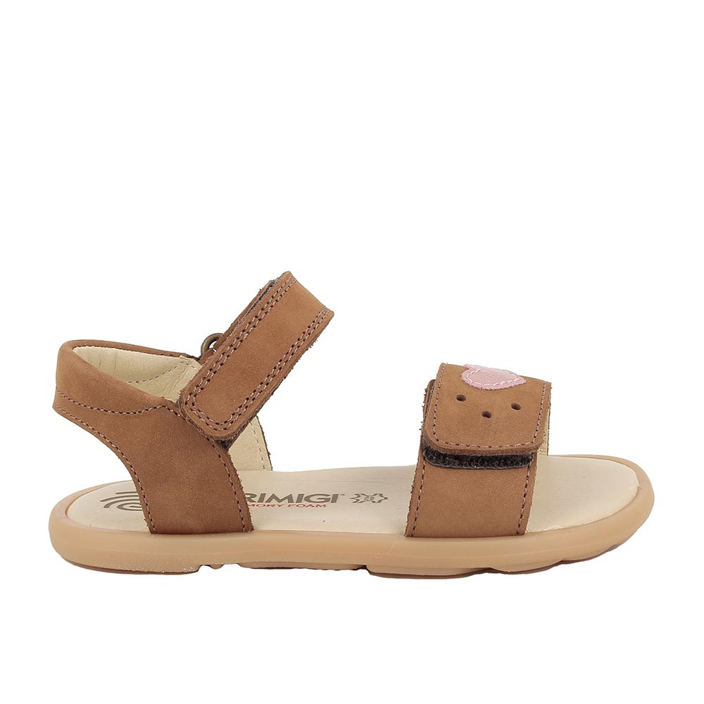 SANDALES POUR FILLE  BRUN  AVEC VELCRO