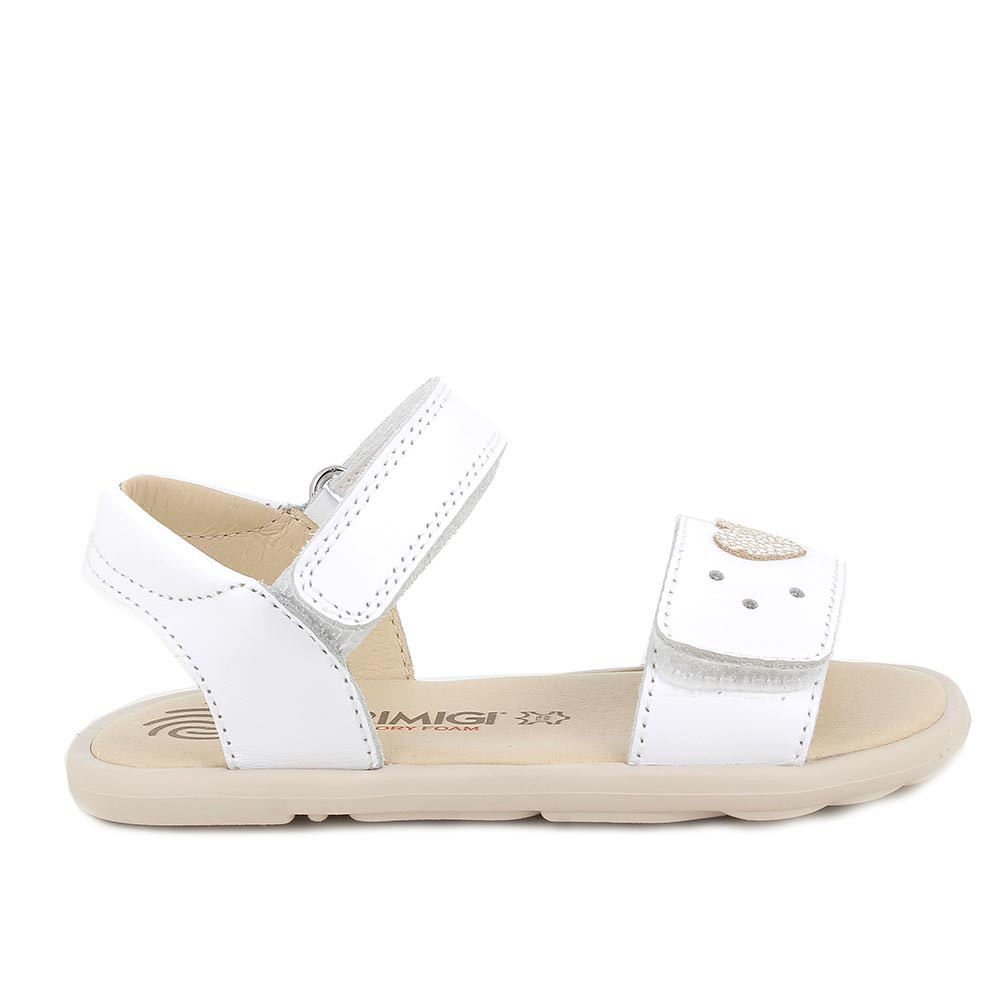 SANDALES POUR FILLE  BLANC   AVEC VELCRO