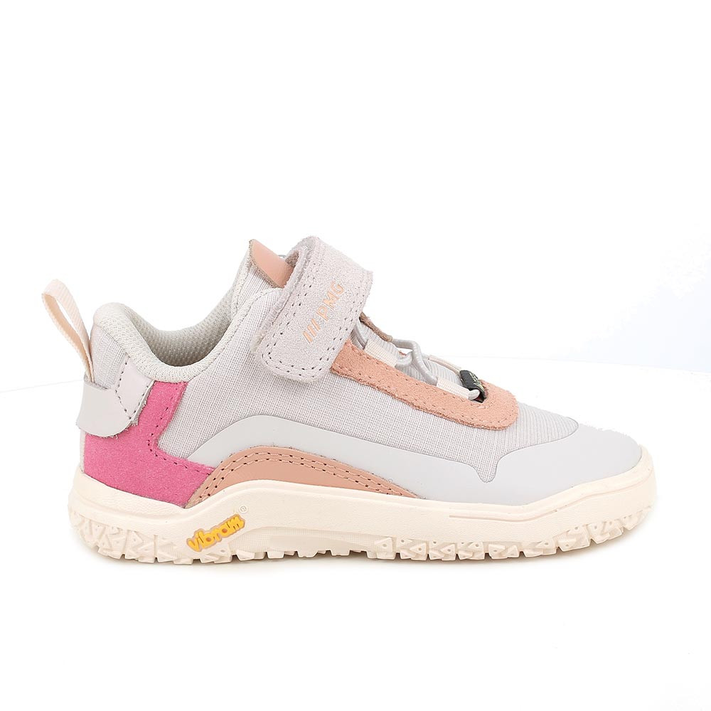 SNEAKER GORE-TEX® POUR FILLE   BEIGE ET ROSE AVEC VELCRO