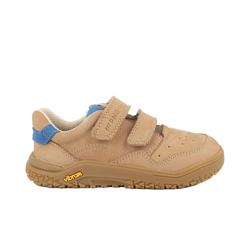 SNEAKERS FUER JUNGEN  BRAUN MIT VELCRO