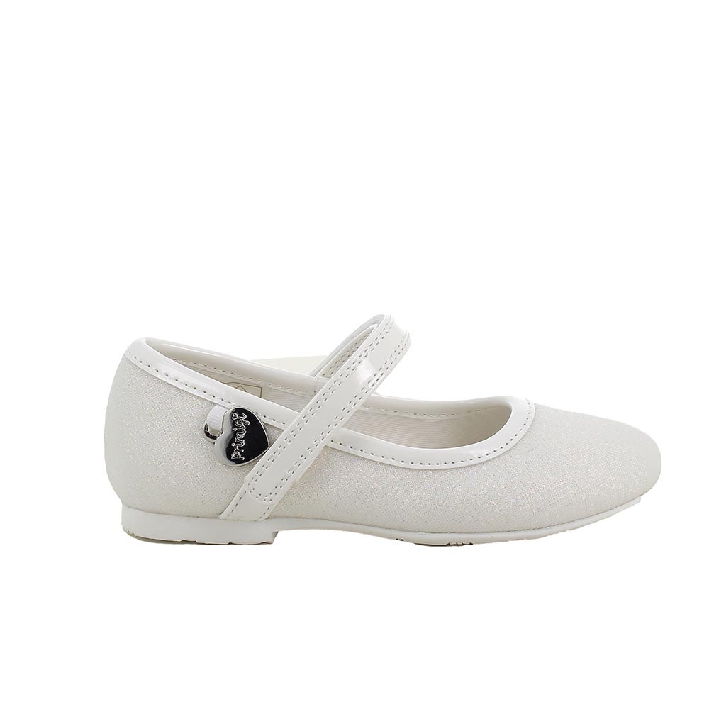 BALLERINE POUR FILLE   BLANC   AVEC VELCRO