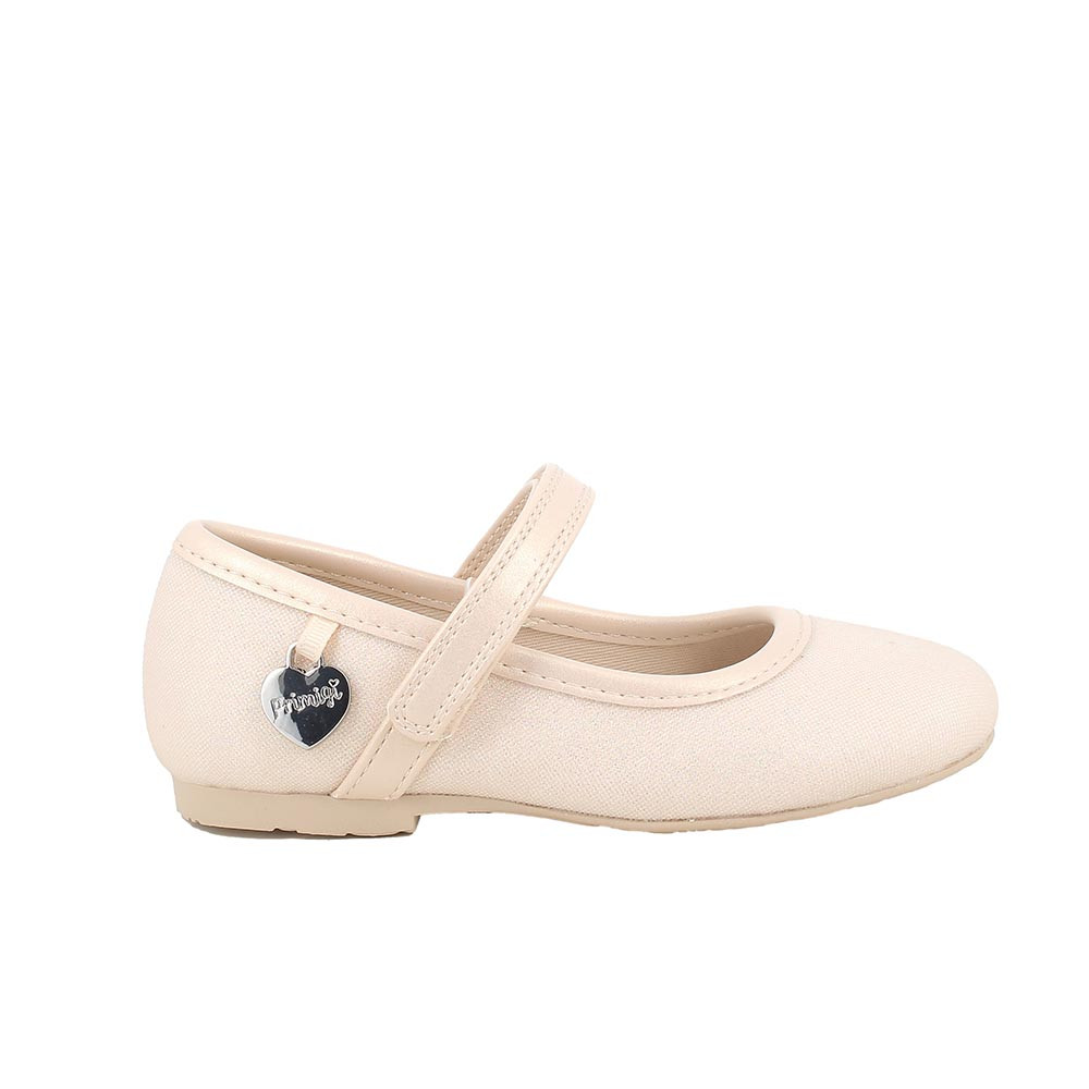 BALLERINE POUR FILLE   ROSE ET BEIGE  AVEC VELCRO