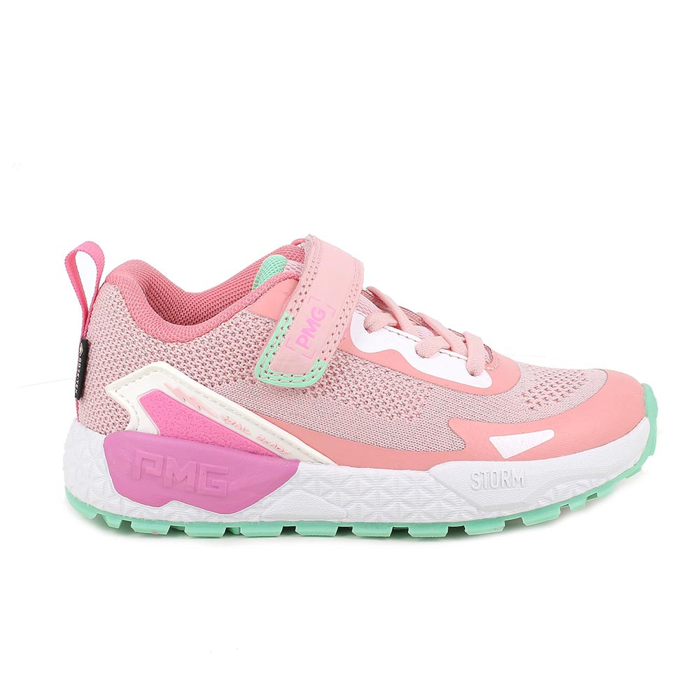 SNEAKER GORE-TEX® POUR FILLE   ROSE ET VERT AVEC VELCRO