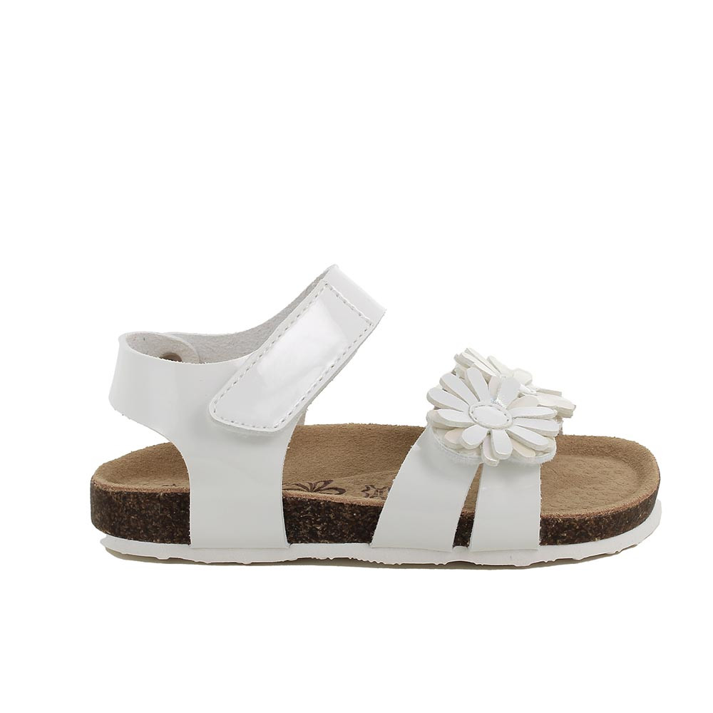 SANDALES POUR FILLE  BLANC   AVEC VELCRO