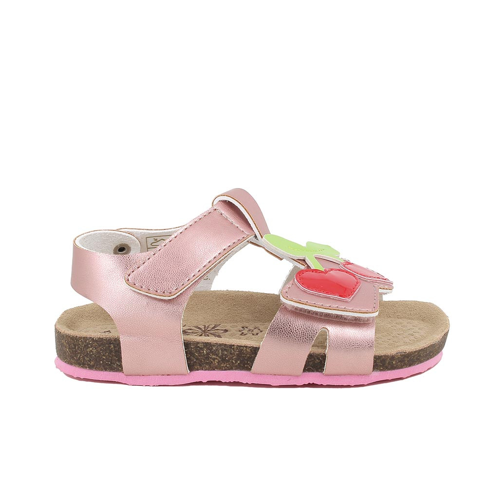 SANDALES POUR FILLE  ROSE   AVEC VELCRO