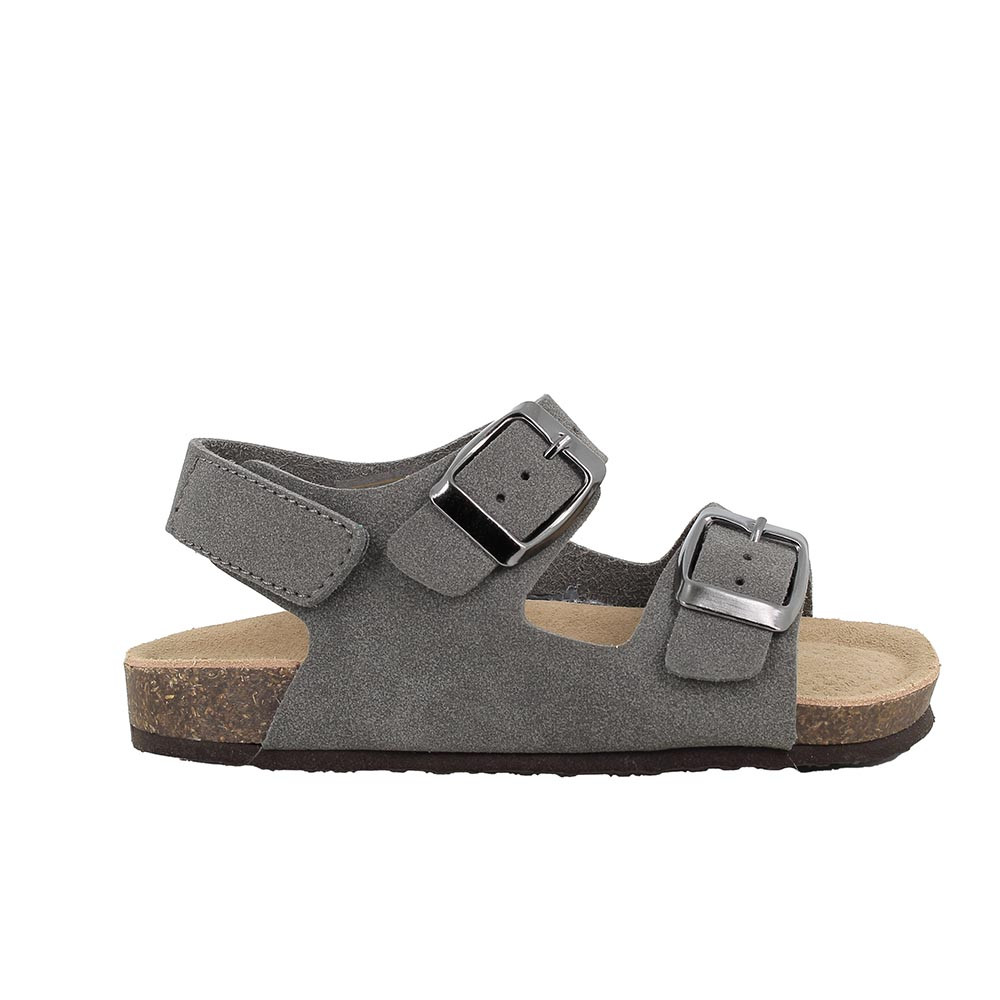 SANDALES POUR GARÇON GRIS   AVEC VELCRO