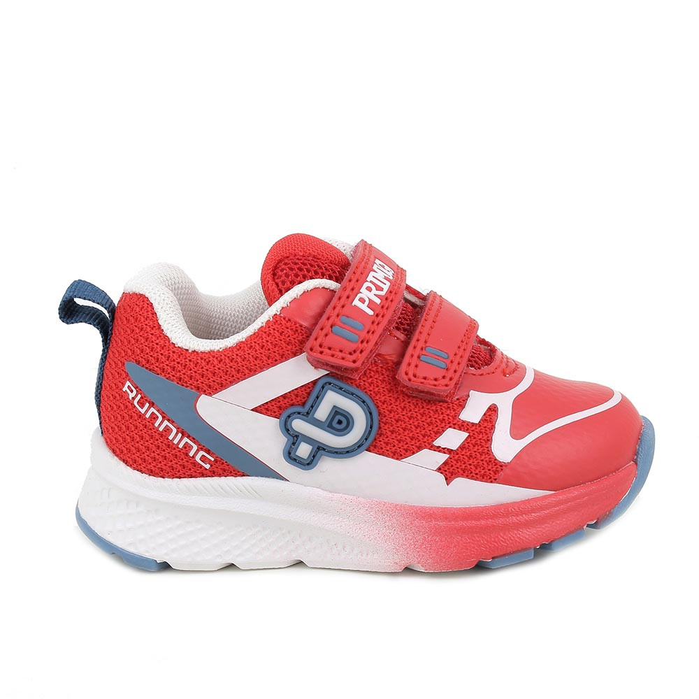 SNEAKERS FOR BOY RED  WITH VELCRO