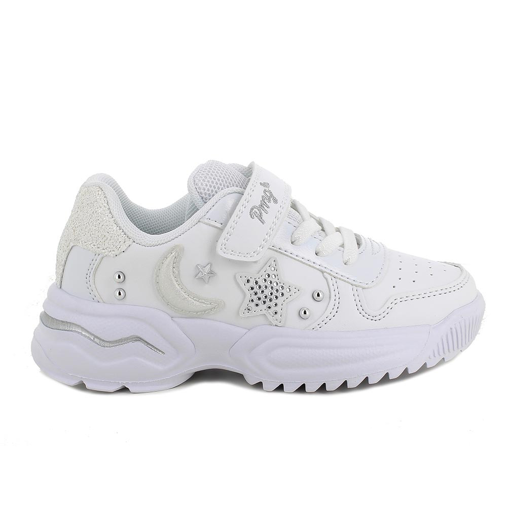 SNEAKERS POUR FILLE  BLANC  AVEC VELCRO