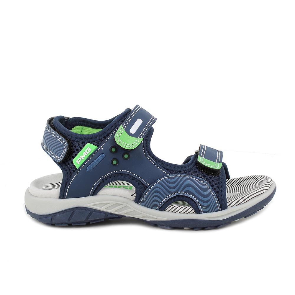 Sandali da bambino blu con strap