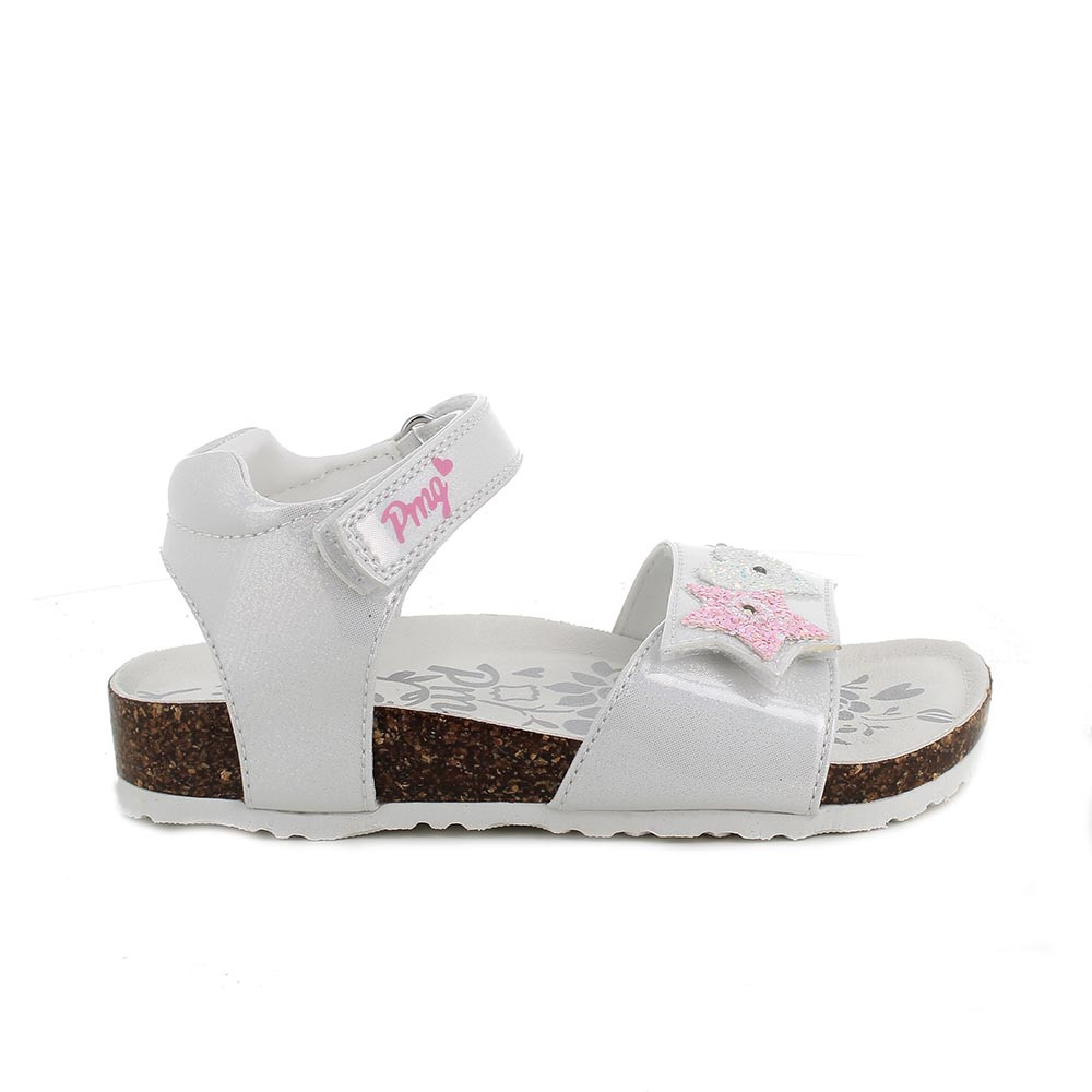 SANDALES POUR FILLE  BLANC   AVEC VELCRO