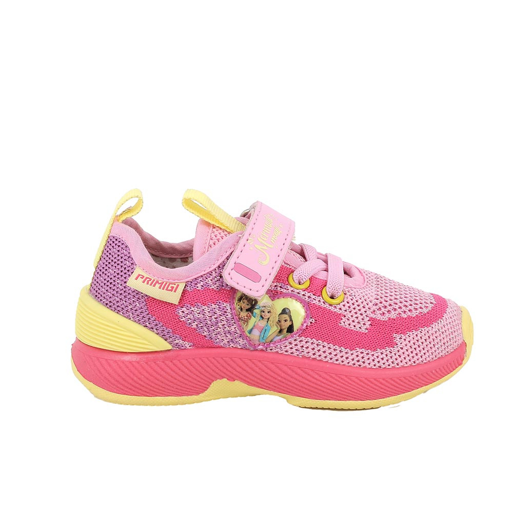 SNEAKER POUR FILLE  ROSE ET FUCHSIA AVEC VELCRO