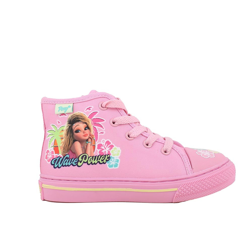 SNEAKER POUR FILLE   ROSE AVEC ZIP