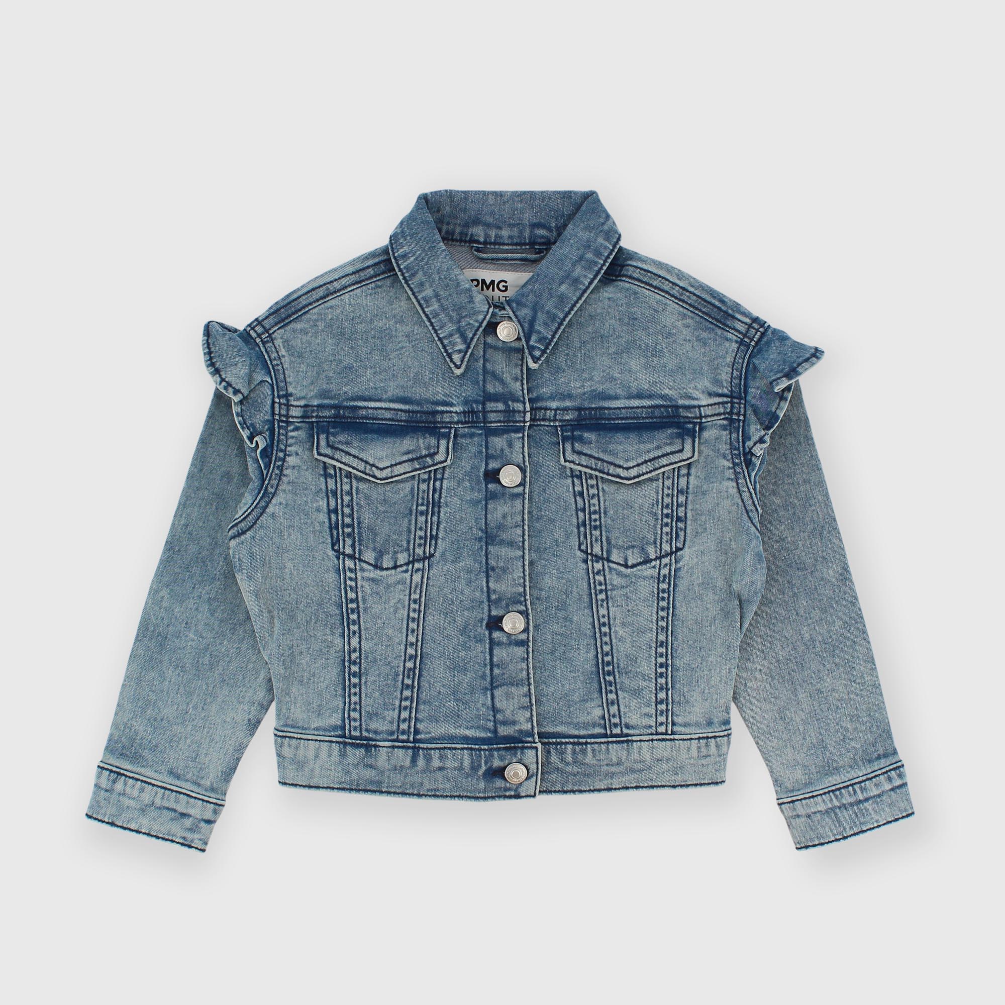 Cazadora de vaquero para niña azul
