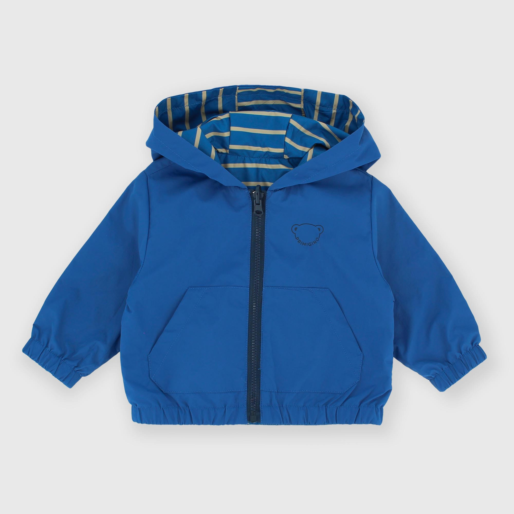 Куртка с капюшоном для мальчика синяя