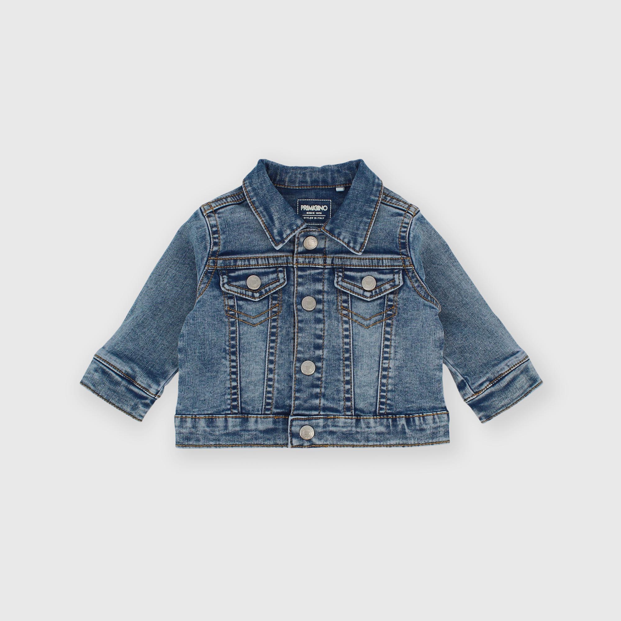 Джинсовая куртка для мальчика синяя